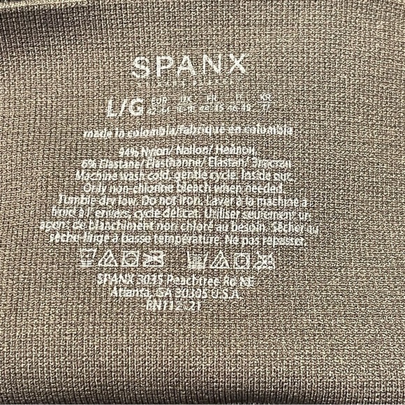 SPANX NWOT Look At Me Seamless Side Zip Leggings in Deep Olive - Picture 6 of 6